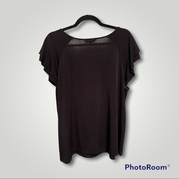 πΌ2/$12 George Ladies XL Black Top - Picture 5 of 6